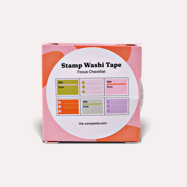 Focus Checklist Stamp Washi Tape