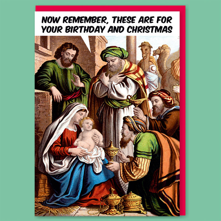 Jesus presents Greeting Card