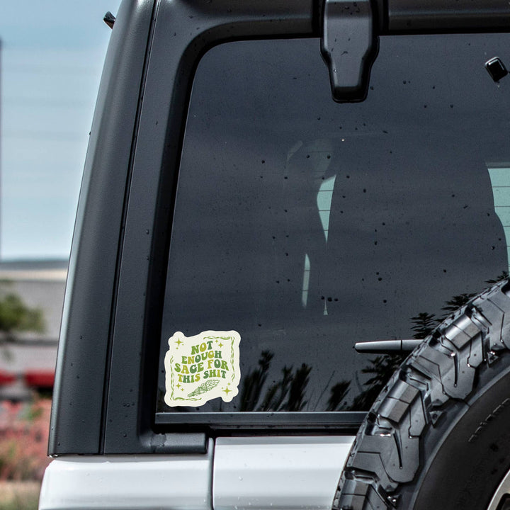 Sage Energy Crystal Swear Funny High Quality Vinyl Sticker