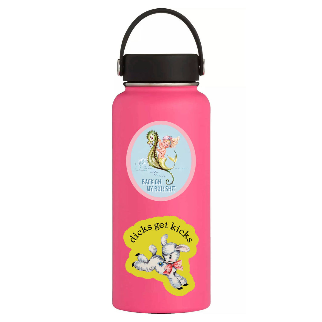 Funny Bullshit Swear Vintage High Quality Vinyl Sticker