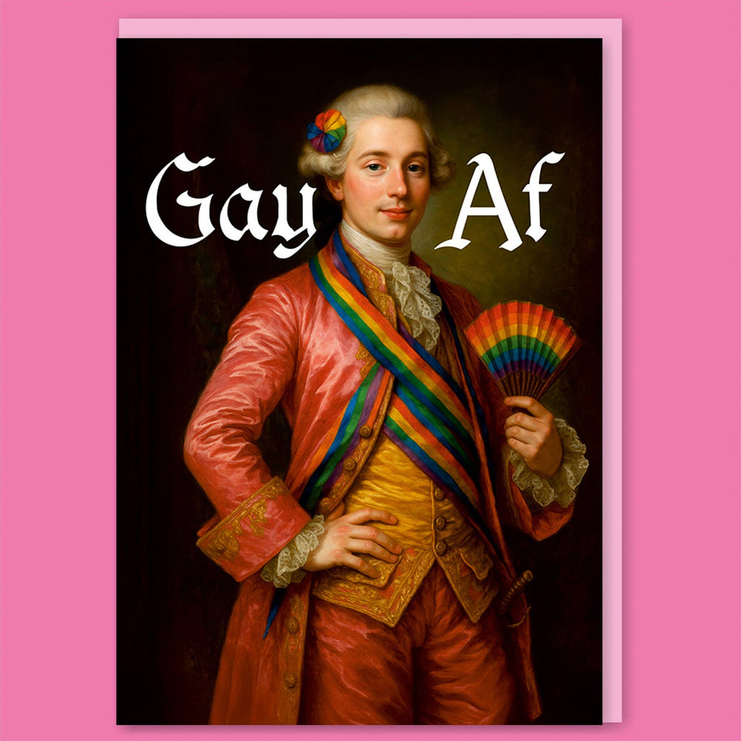 Gay AF Greeting Card