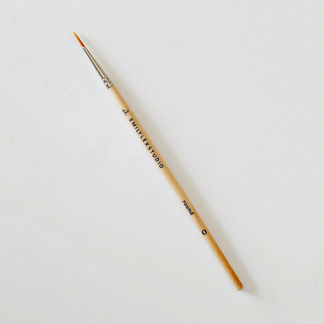 Watercolor Wood Paint Brushes Set of 5