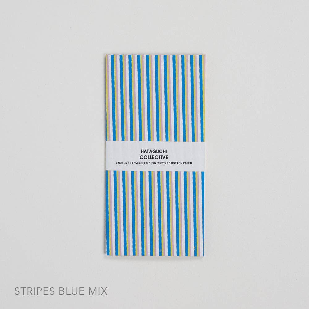 Large Envelope with Notecard Set: SHIMA-MARU RED x BLUE