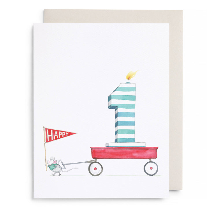 1st Birthday Greeting Card