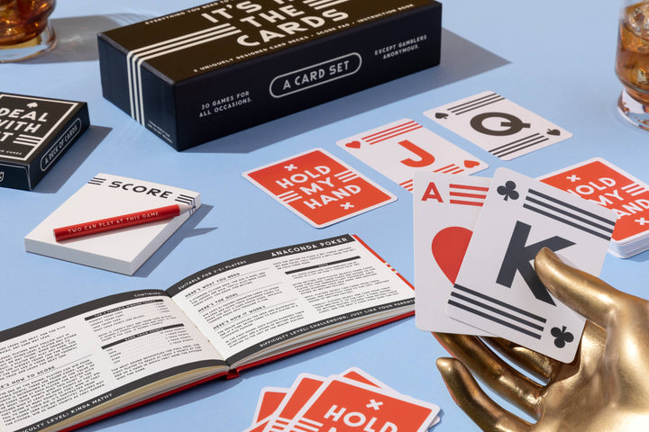 Brass Monkey It's In The Cards Playing Card Game Set