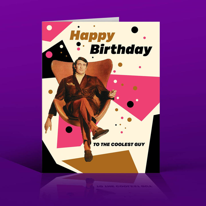 COOL MAN birthday card for men