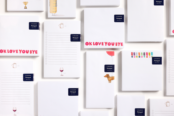Start & Finish Illustrated Notepad
