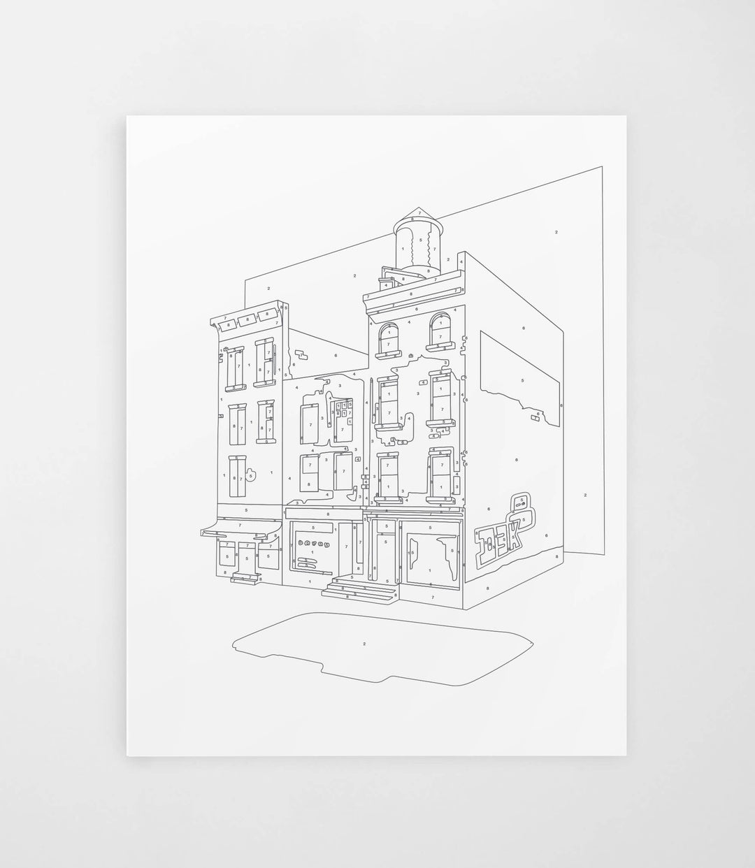 Cityscape - NYC | Modern Paint By Numbers Kit