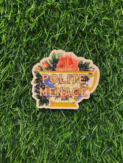 Polite Menace Teacup Funny Sticker - Our Flag Means Death