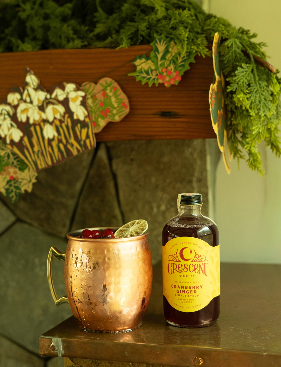 Cranberry Ginger Simple Syrup