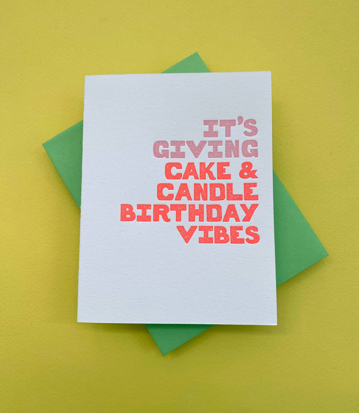 It's Giving Cake Vibes - birthday cake for her, for him, 
