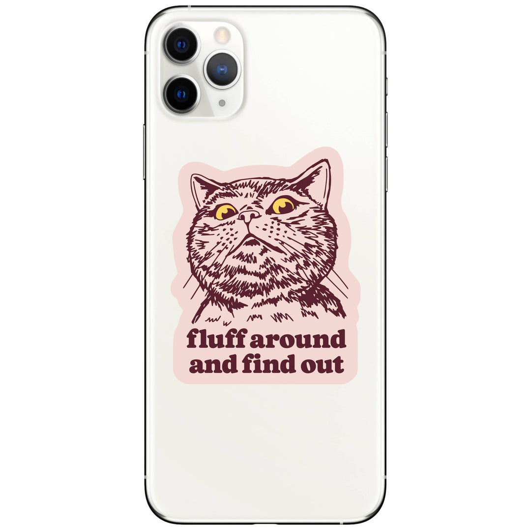 Funny Kitty Cat Swear Humor High Quality Vinyl Sticker