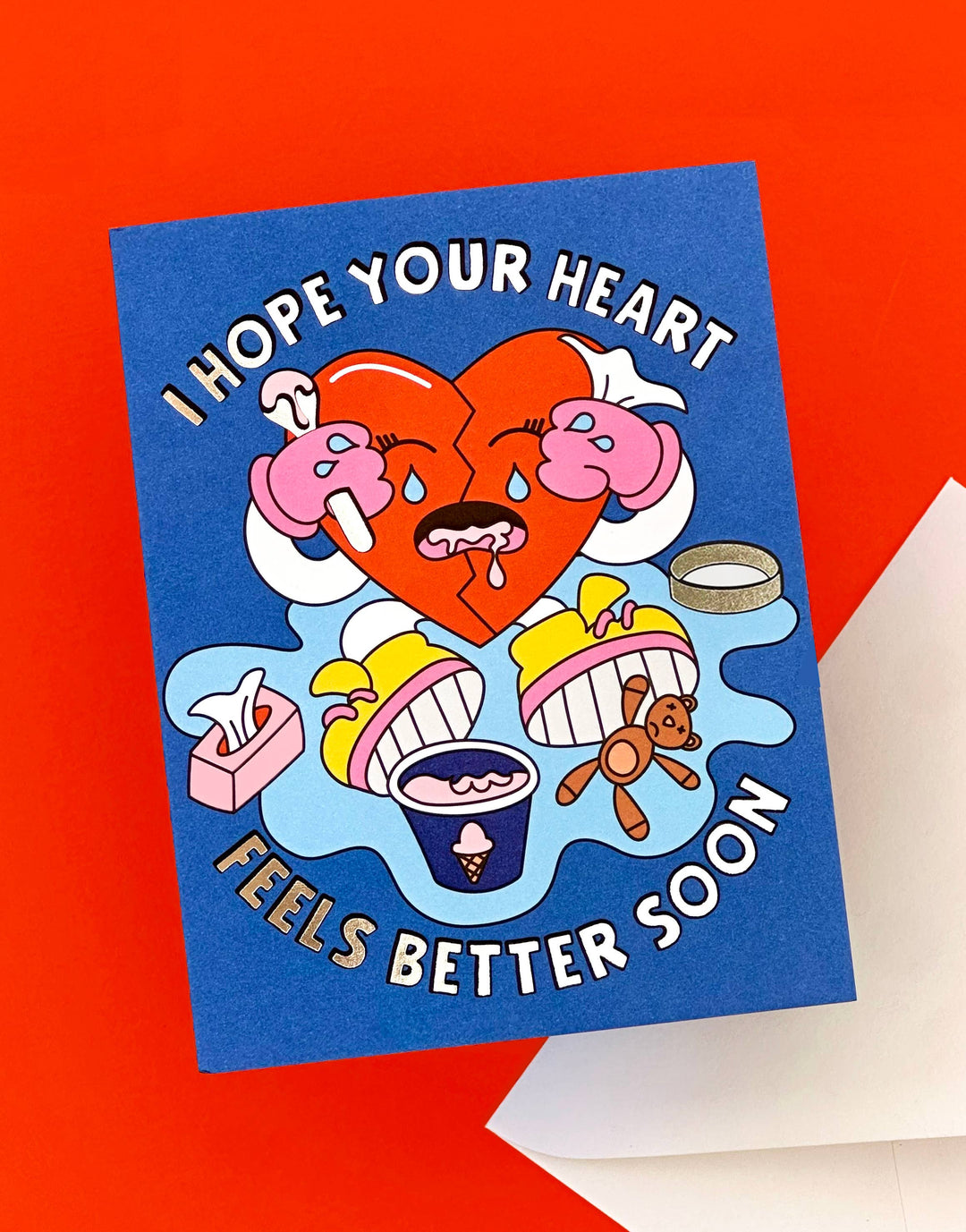Broken Heart Thinking of You Card