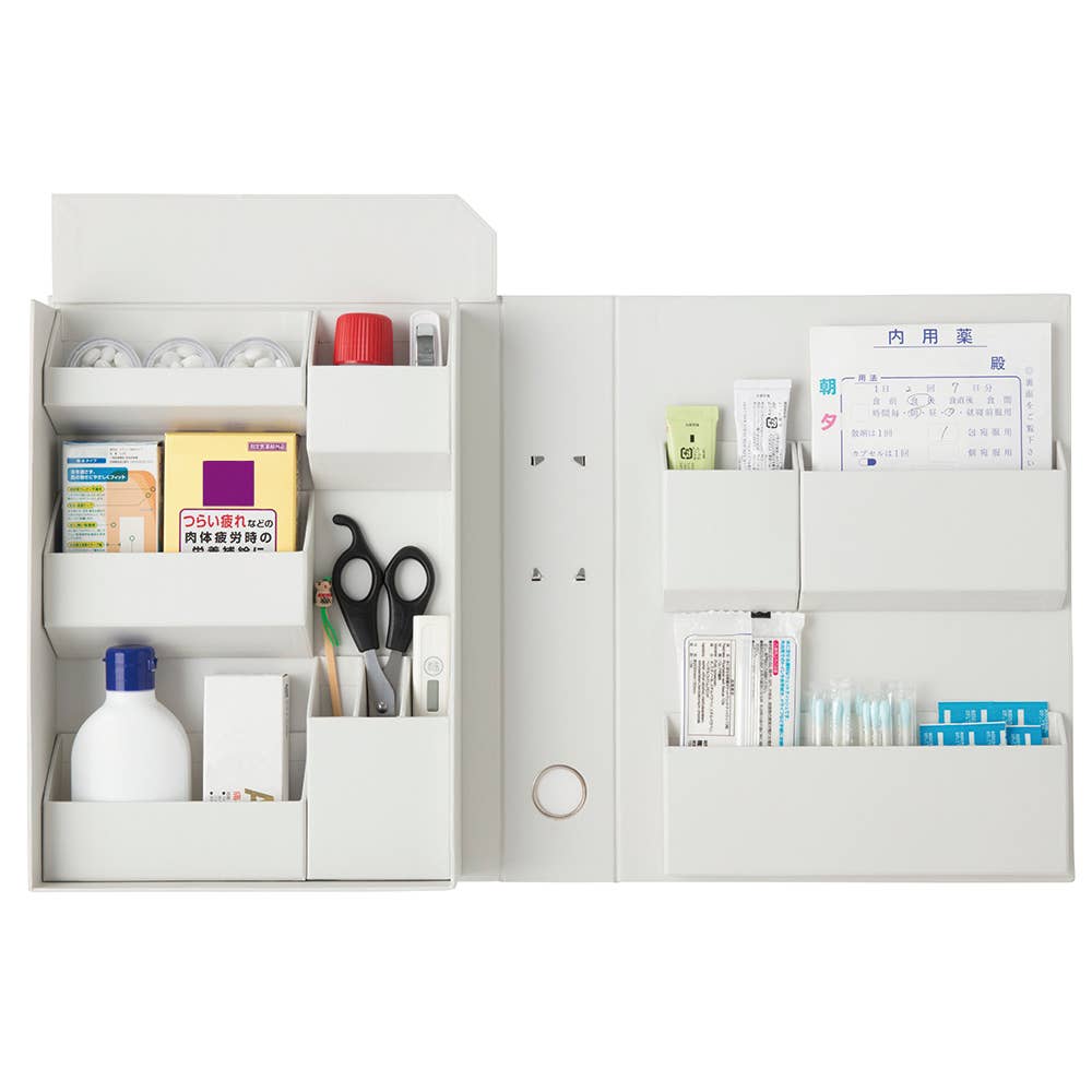 Lifestyle Paper Organizer Tool File A4  for Clean your desk: Navy