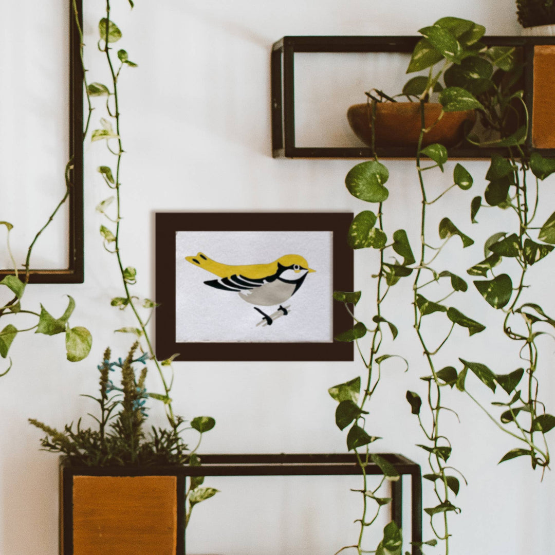 Bird Study: Goldfinch Modern Paint By Numbers Kit