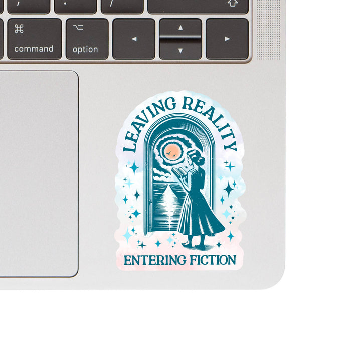 Book Lover Reading Escape Cute High Quality Vinyl Sticker