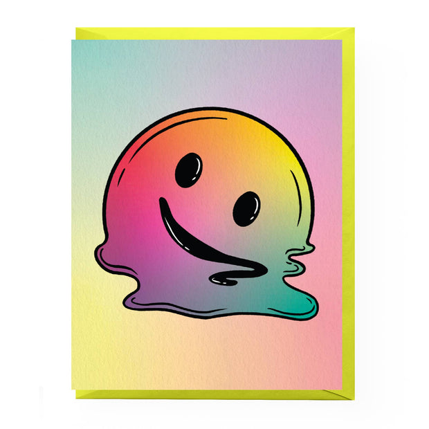 Melting Smile Greeting Card