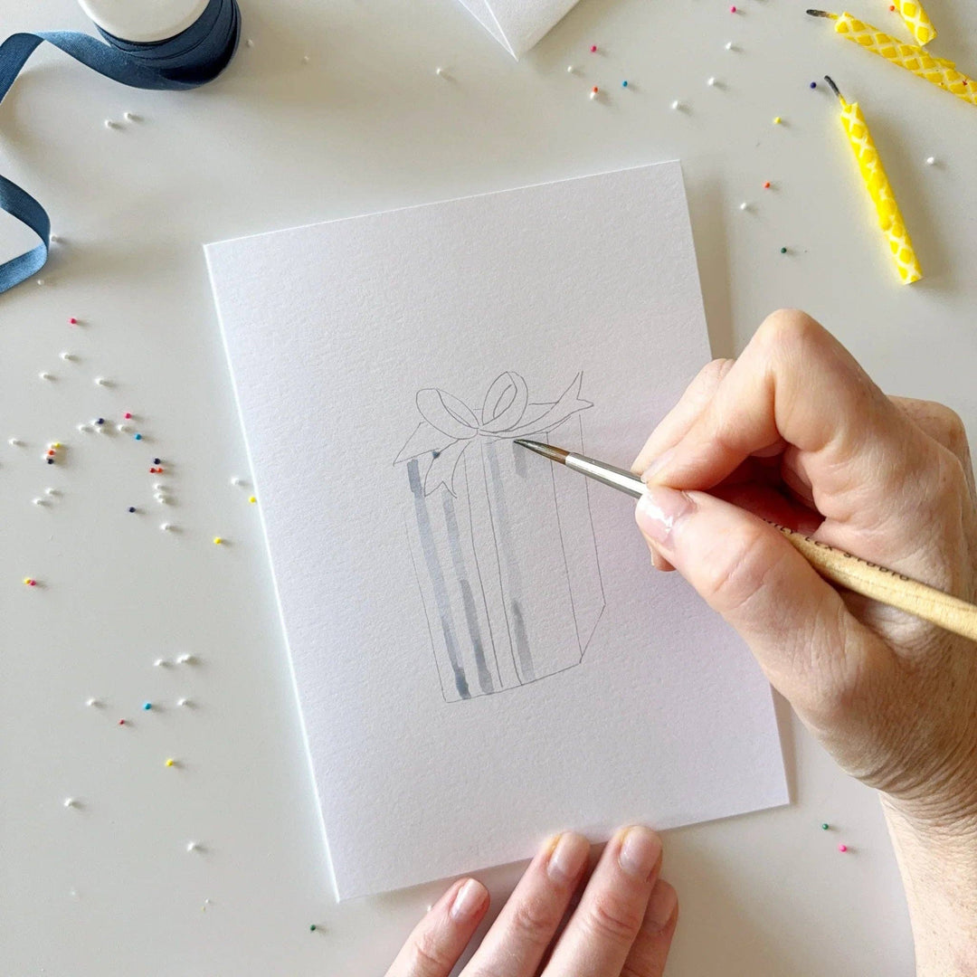 Celebration Watercolor Notecard Set