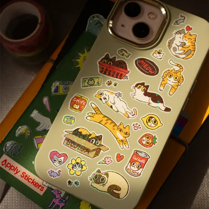 Bodega Kitties Sheet — Mini-Sticker Stationery Sheet