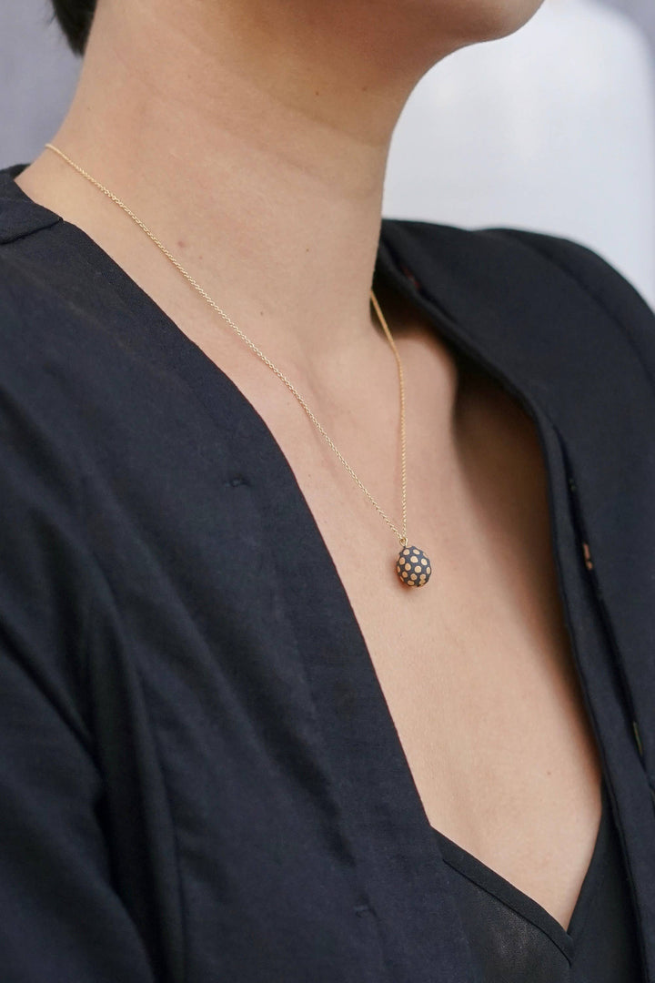 Ladybug Teardrop Necklace