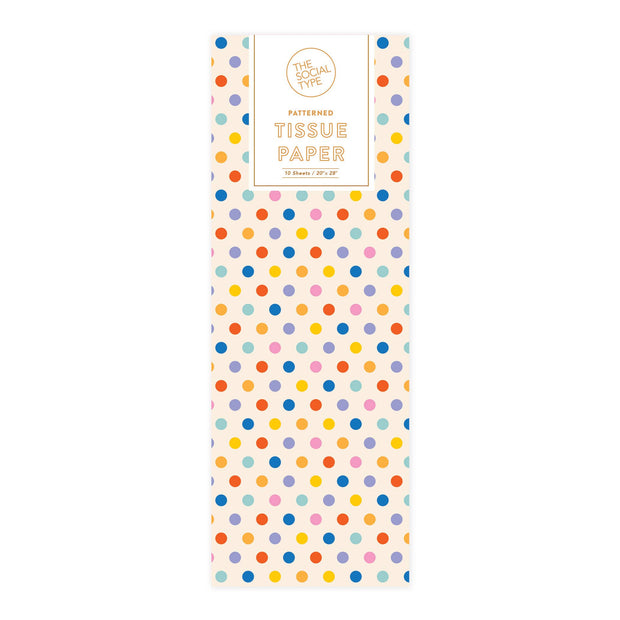 Rainbow Confetti Dot