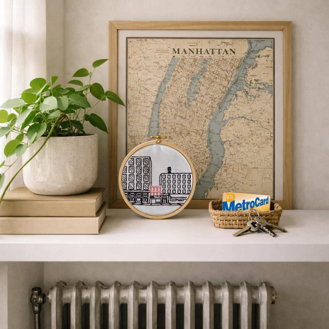 Tiny’s & the Bar Upstairs Storefront Cross Stitch Kit