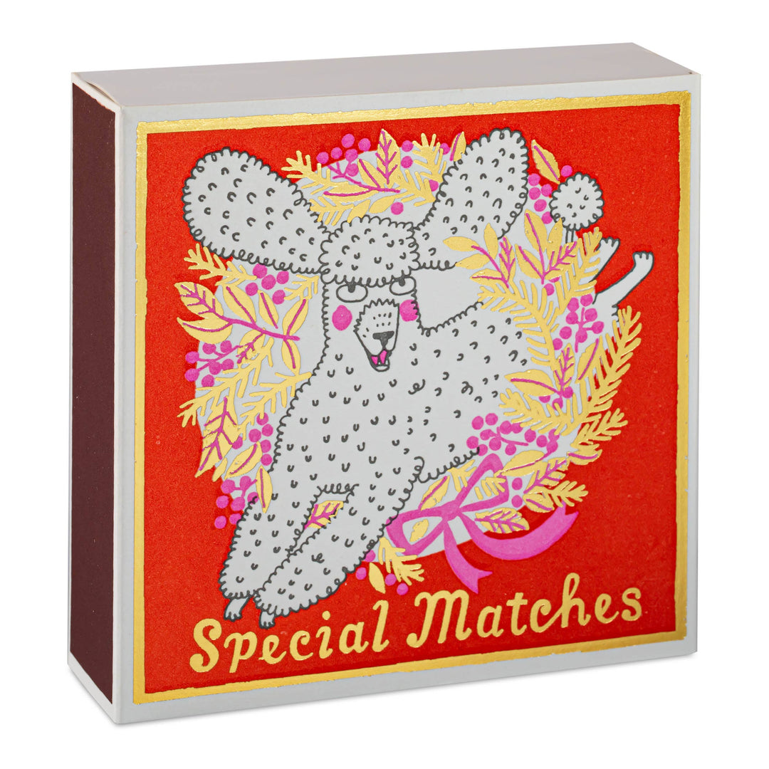 Poodle Christmas Safety Matches