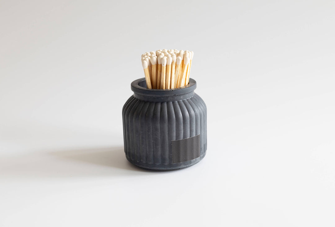 Apothecary Match Holder- Long Matches: Brick