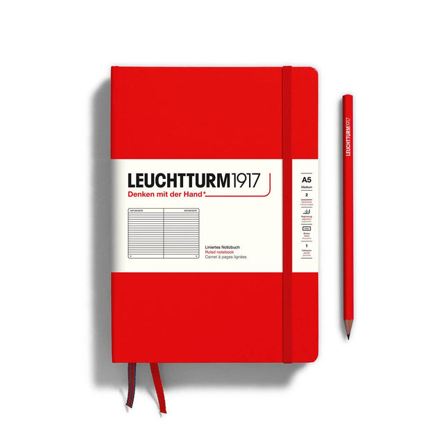 Notebooks - Medium (A5): Hardcover / Port red
