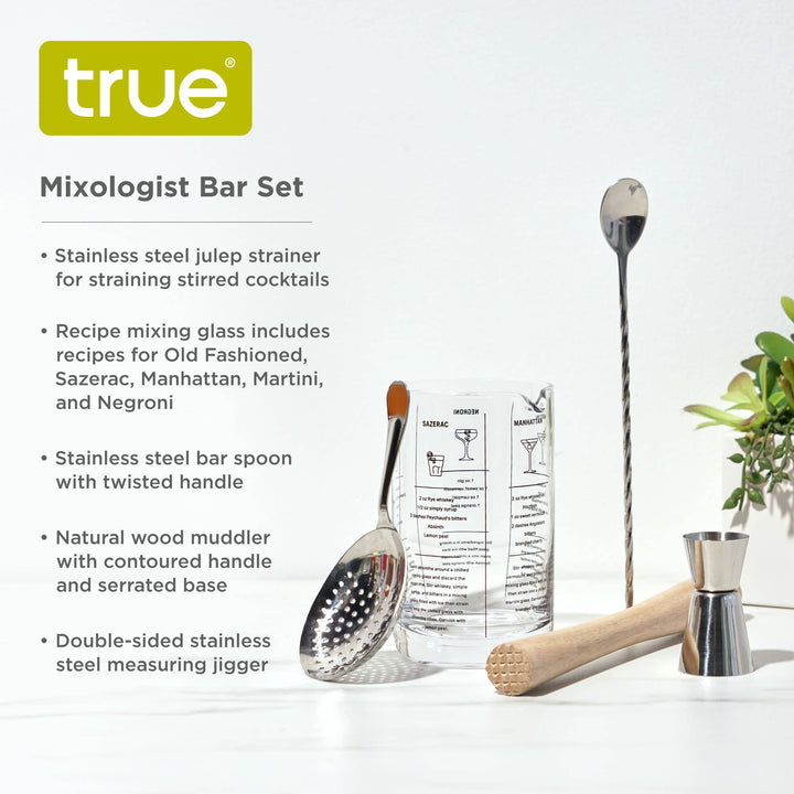 Mixologist Cocktail Mixing Bartender Kit Set of 5