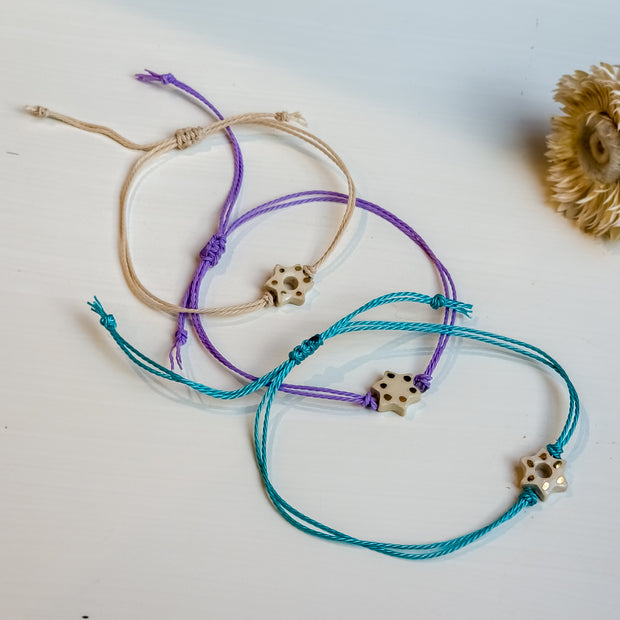 Ceramic Magen Star Bracelet