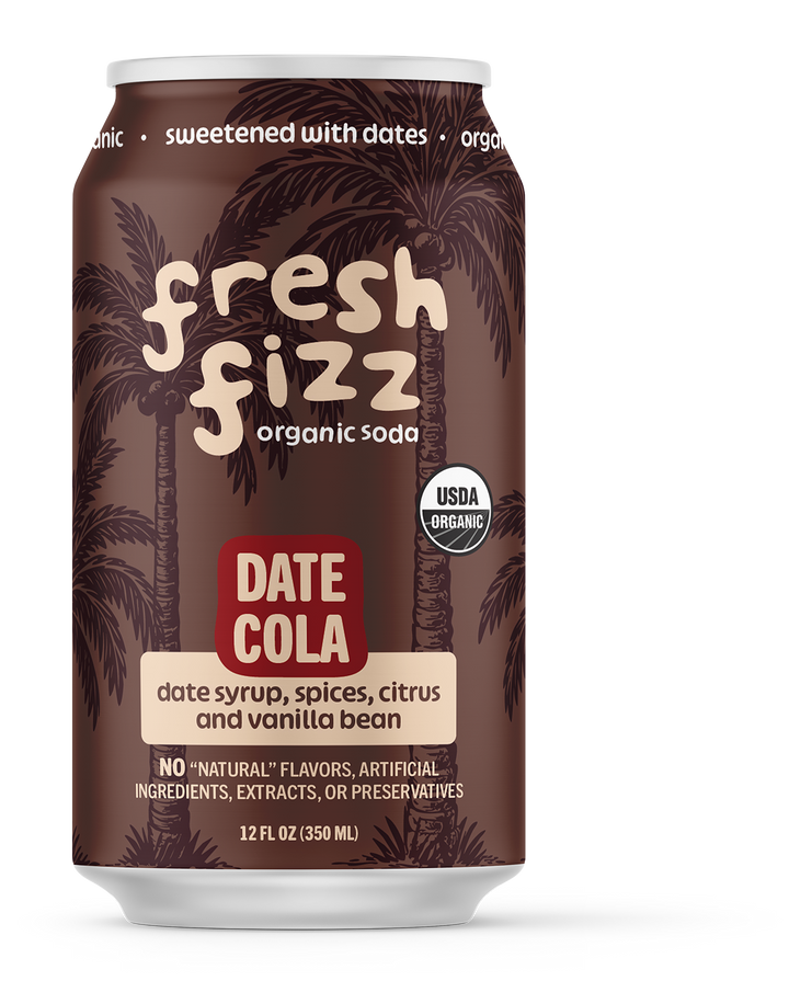 Date Cola - Natural Soda (12-Pack)
