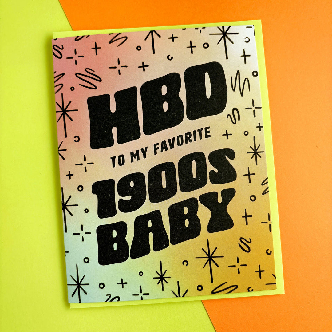 1900s Baby Birthday Card