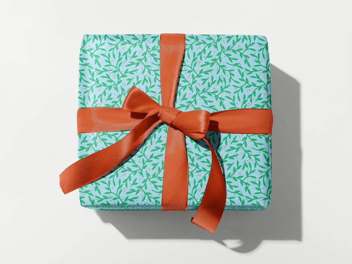 Holly &amp; Berries &amp; Christmas Gift Wrap Sheets or Roll