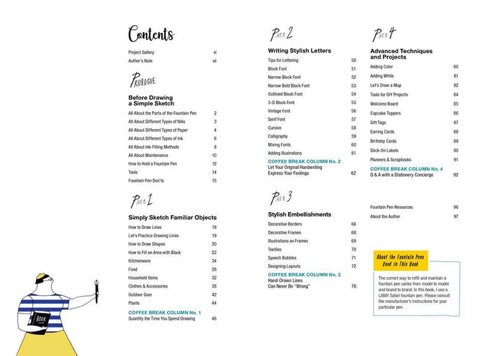 How to Draw and Write in Fountain Pen