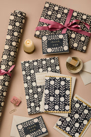 Ink Flora Patterned Paper