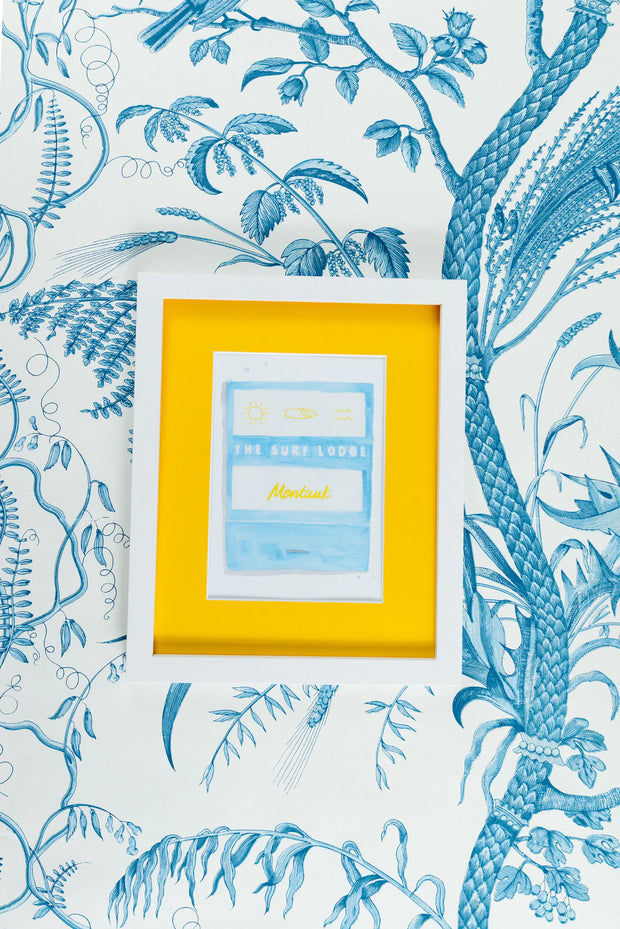 THE SURF LODGE MONTAUK MATCHBOOK PRINT