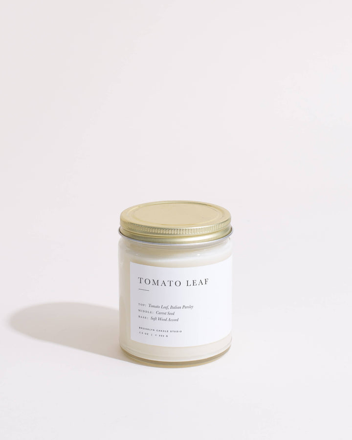 Tomato Leaf Jar Candle