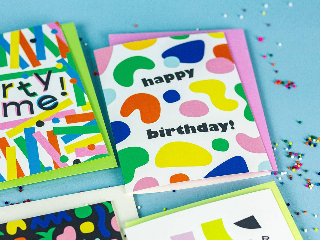 Birthday Shapes No. 1 / Blobby Birthday