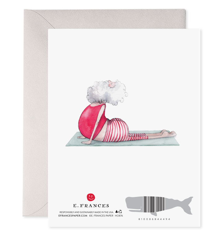 Yoga Santa | "Shavasanta" Christmas Card