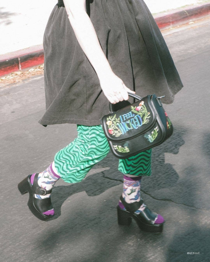 Wicked Elphaba's Power Shimmer Sheer Crew Sock