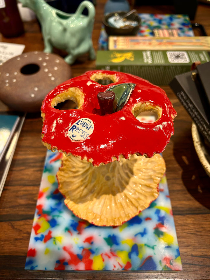 Apple Core Toothbrush Holder