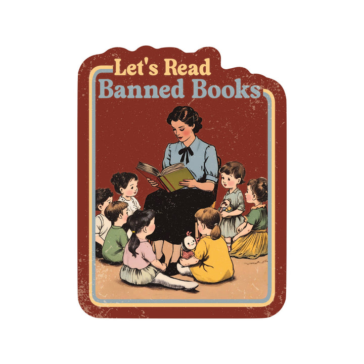 Book Politics Schools Library High Quality Vinyl Sticker