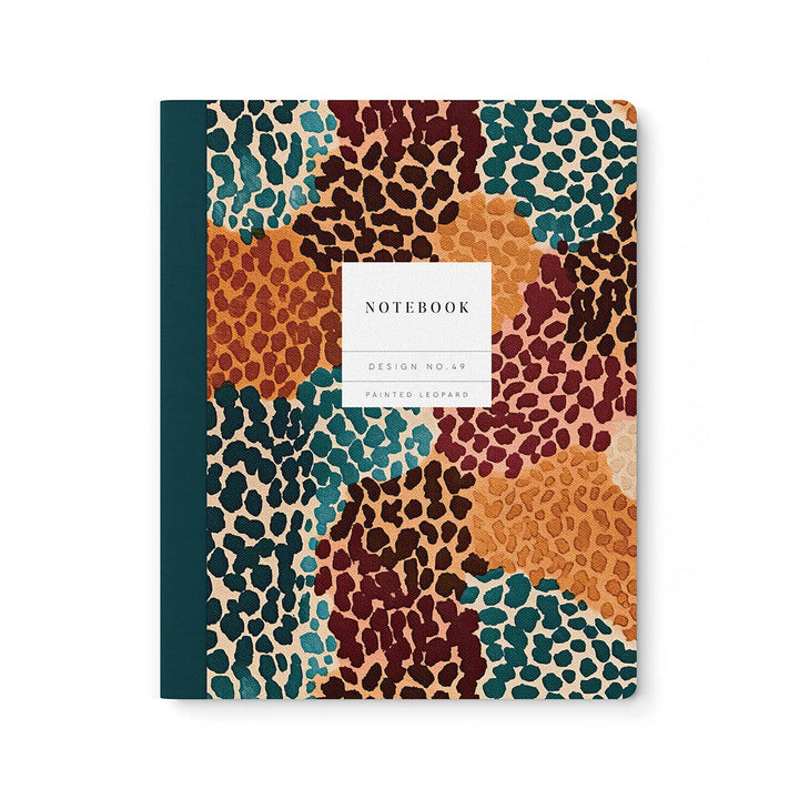 Painted Leopard Kaleido Large Format Notebook (11760)