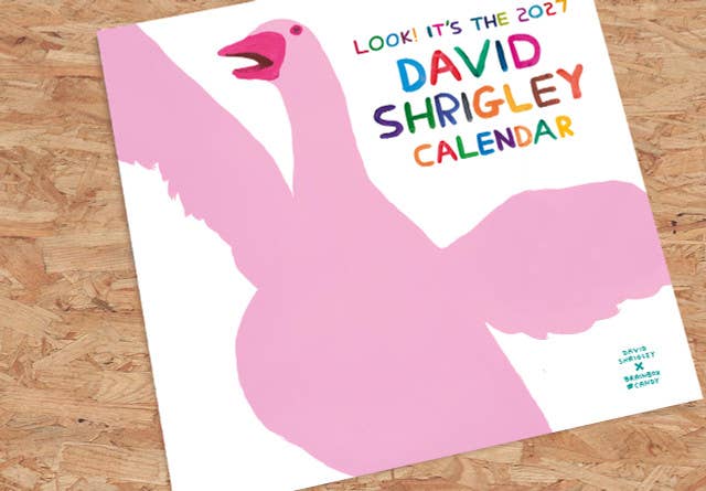 David Shrigley Official 2027 Wall Calendar