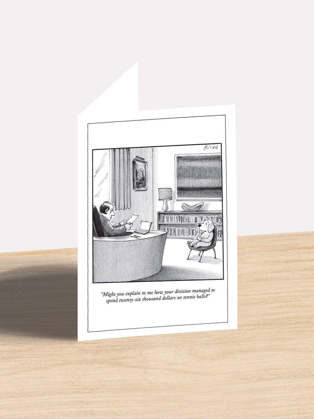 Business Expenses New Yorker Cartoon Card
