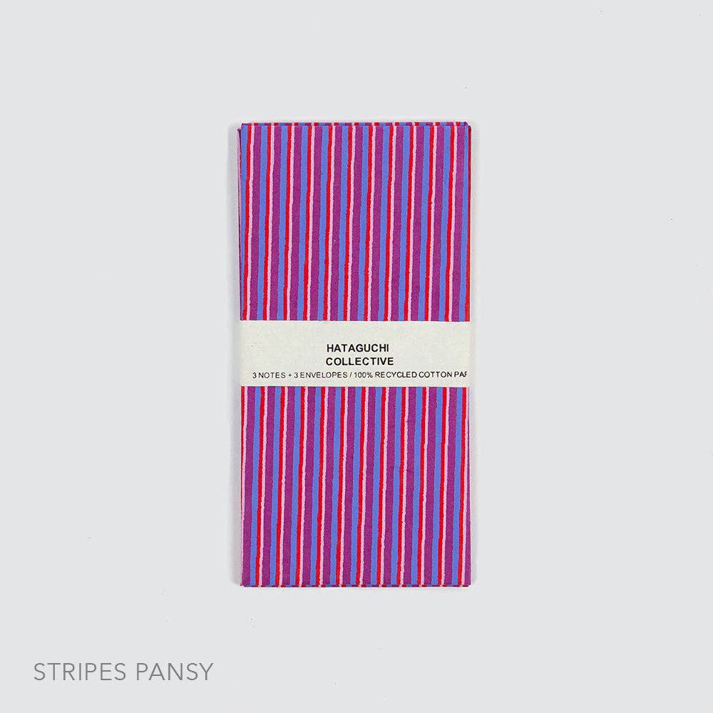 Large Envelope with Notecard Set: SHIMA-MARU RED x BLUE