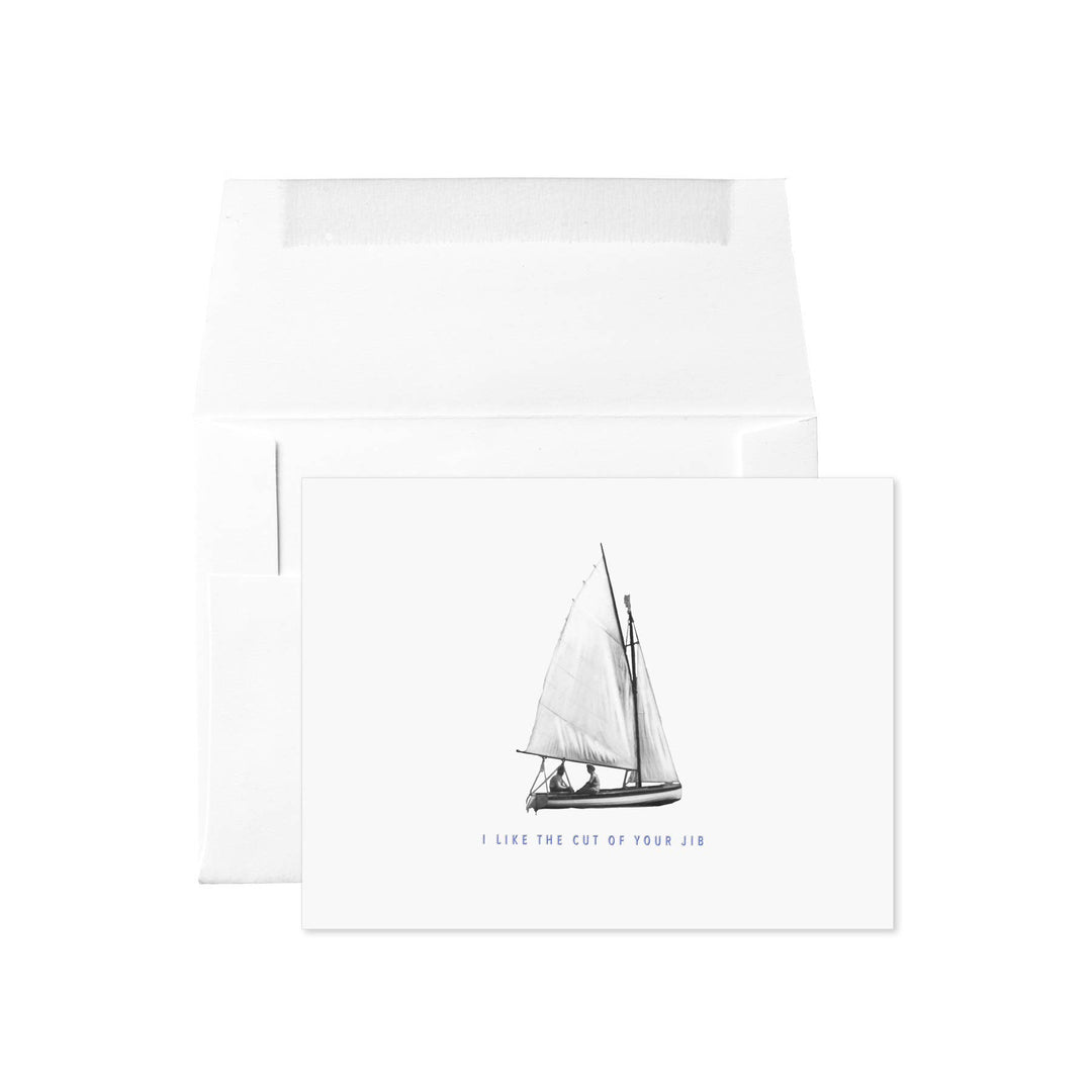 Sailboat I Like the Cut of Your Jib Card
