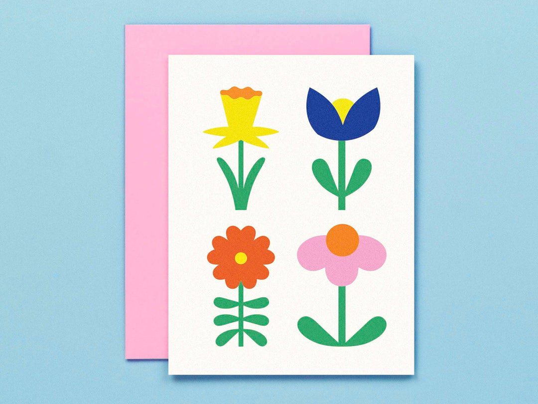 Gang of Fleurs No. 1 Blank Card