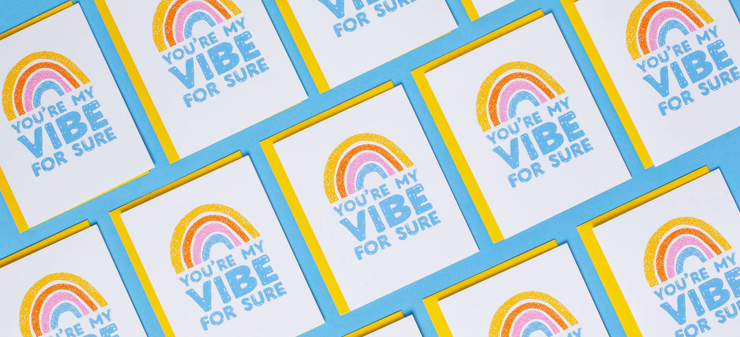 You're My Vibe - Love, dating, Anniversary, Greeting Card